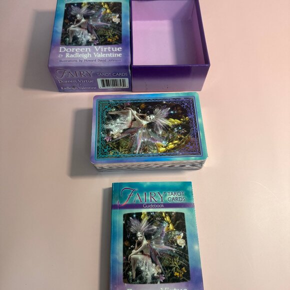 Fairy Tarot Cards 78 Cards & Guidebook Doreen Virtue & Radleigh Valentine - Picture 6 of 10